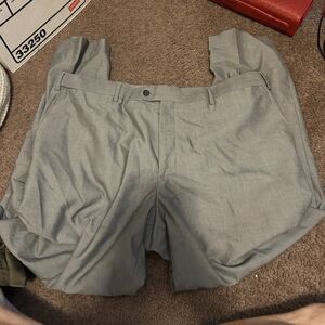 Madison Dress Slacks Pants Brown/Tan Big & Tall 42x30 Excellent Condition